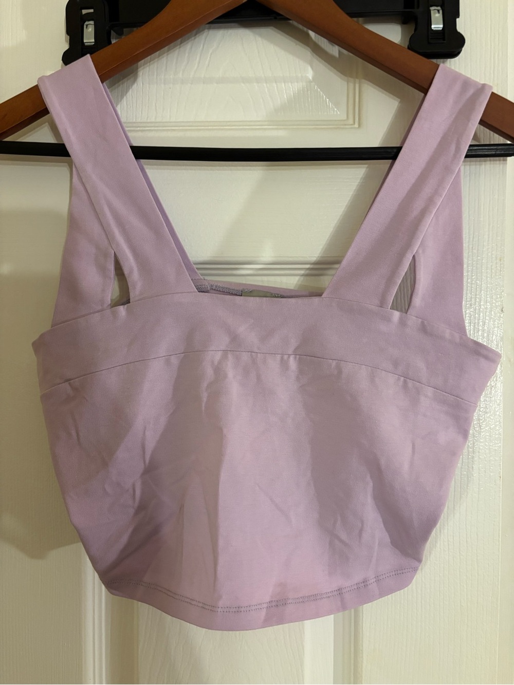 ASOS Pastel Lilac Wide-Strap Crop Bralette